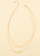 Load image into Gallery viewer, Waikiki Layered Curve Bar Necklace