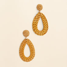 Load image into Gallery viewer, Carpinteria Woven Drop Stud