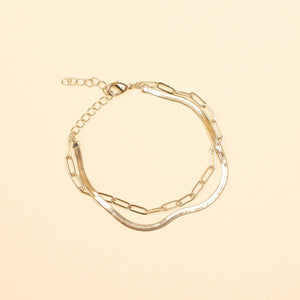 Solano Layered Chain Bracelet