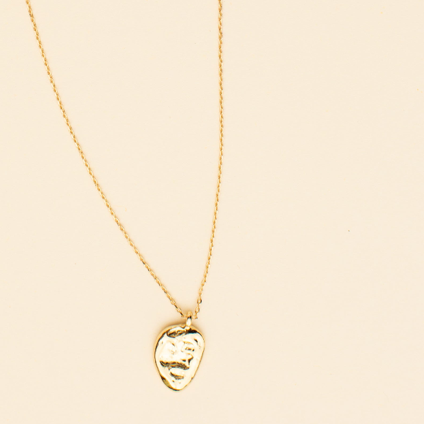 Pfeiffer Pressed Nugget Pendant Necklace