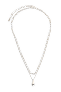 Manhattan Drop Pendant Layered Necklace
