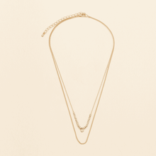 Load image into Gallery viewer, Oxford Crystal Bezel Necklace
