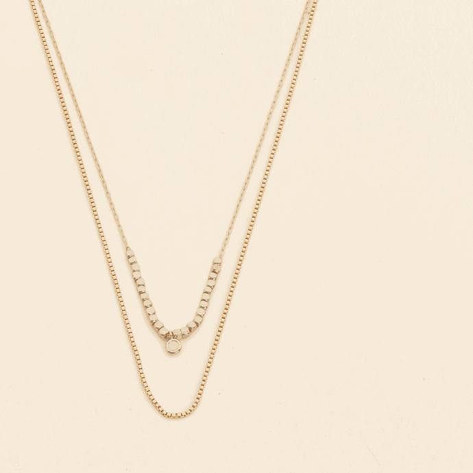 Oxford Crystal Bezel Necklace