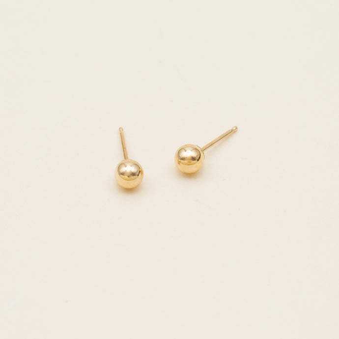 14k Classic Ball Earrings