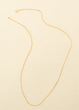 Load image into Gallery viewer, 14k Balboa Rectangle Chain Necklace