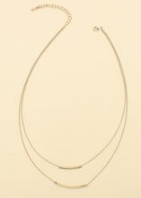 Load image into Gallery viewer, Waikiki Layered Curve Bar Necklace