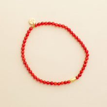 Load image into Gallery viewer, 2mm Red Stone Bracelet