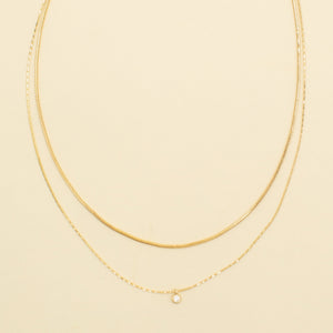 Montecito Mini Crystal Necklace